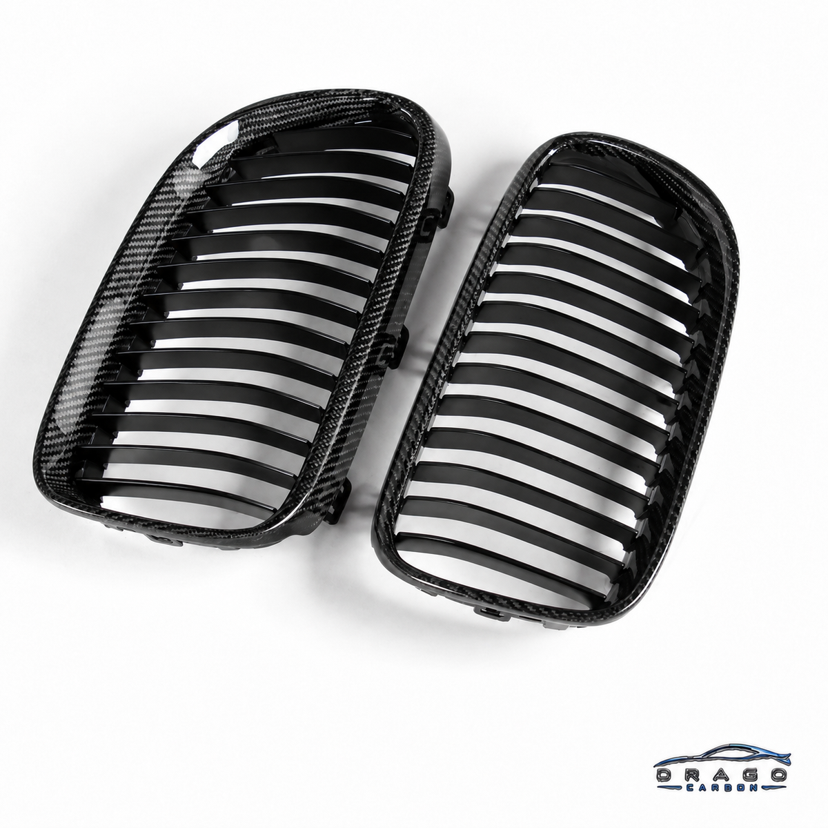 BMW 3 Series E9X Carbon Fiber Grille — DC Style 1