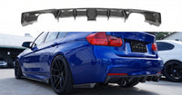 BMW 3 Series F30/F31/F35 Carbon Fiber Rear Diffuser — DC Style 7