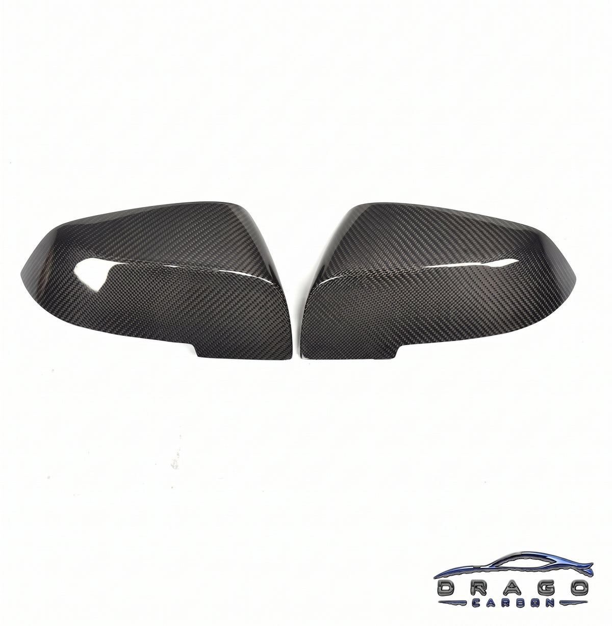 BMW M5/5 Series F10/F11 Carbon Fiber Mirror Caps — DC Style 2