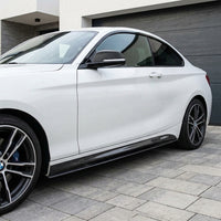 BMW 2 Series F22/F23 Carbon Fiber Side Skirts — DC Style 1