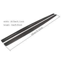 BMW 1 Series E8X Carbon Fiber Side Skirts