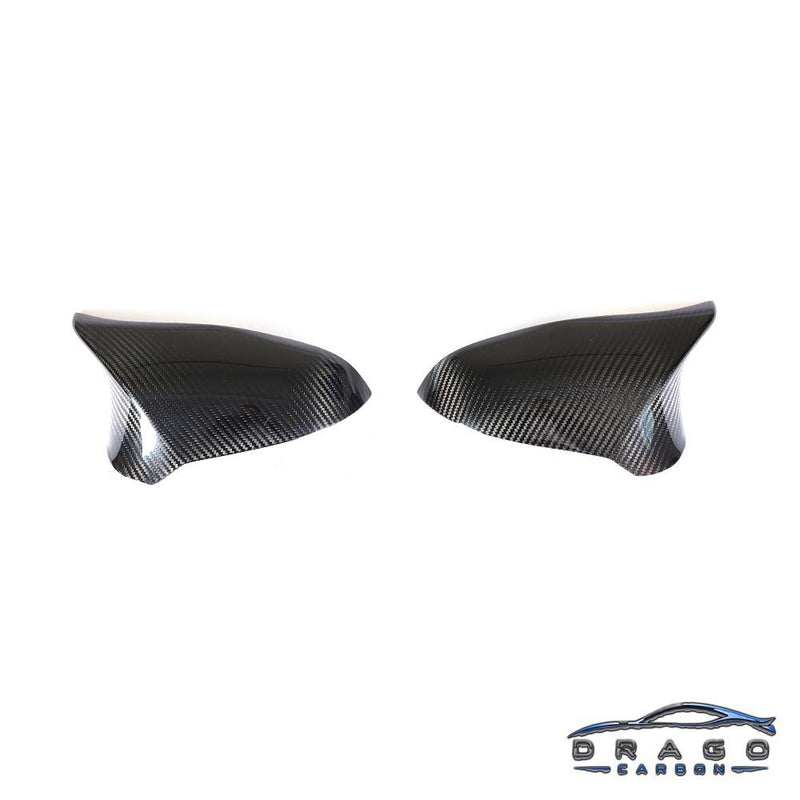 BMW M3/M4 F80/F82/F83 Dry Carbon Fiber Mirror Caps — DC Style 3